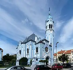 Iglesia Azul en Bratislava ( Eslovaquia) (1907-1913) de Lechner