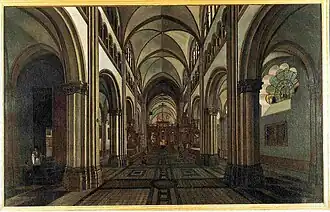 Interior de la catedral- Pintura del 1662