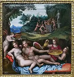 Bodas de Psiquis y Cupido, Perino del Vaga