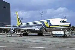 Boeing 707 de Sudan Airways en el Aeropuerto de Londres-Heathrow (1974)