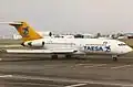 Boeing 727-031 (XA-SQO) de TAESA en el Aeropuerto Internacional de la Ciudad de México.