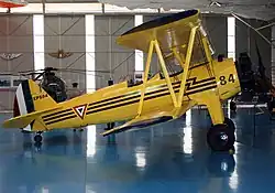 Boeing PT-17, exhibido en el Museo Militar de Aviación.