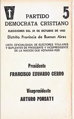 Partido Demócrata Cristiano