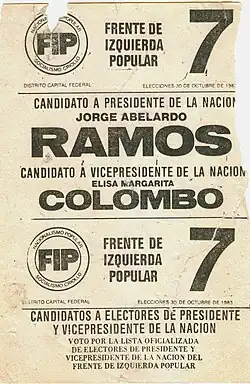 Frente de Izquierda Popular