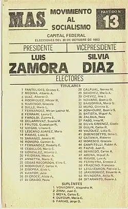 Movimiento al Socialismo