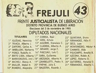 Frente Justicialista de Liberación