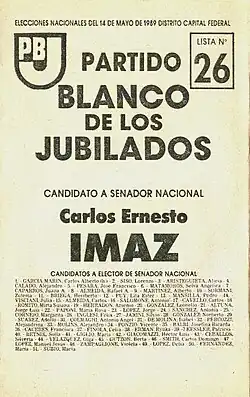 Partido Blanco de los Jubilados
