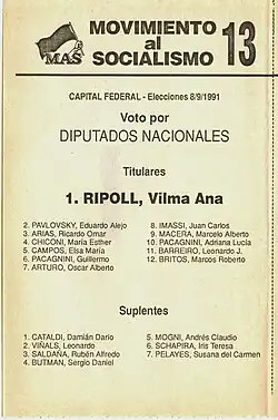 Movimiento al Socialismo