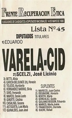 Frente Recuperación Ética