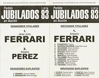 Jubilados en Acción