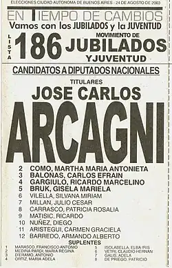 Movimiento Jubilados y Juventud