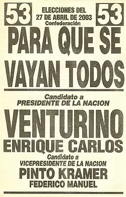 Confederación para que se Vayan Todos