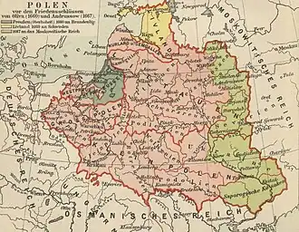 Pequeña Polonia antes de 1660.