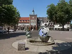 Borken, la escultura en el Mercado