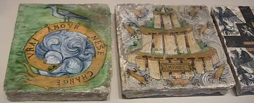 Baldosas en el Victoria and Albert Museum de Londres