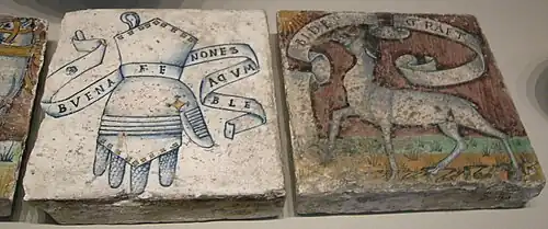 Baldosas en el Victoria and Albert Museum de Londres