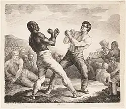 Combate de boxeo (1818), de Théodore Géricault, Museo Metropolitano de Arte, Nueva York