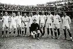 Plantel del Brasil campeón.