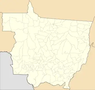 Cuiabá ubicada en Mato Grosso