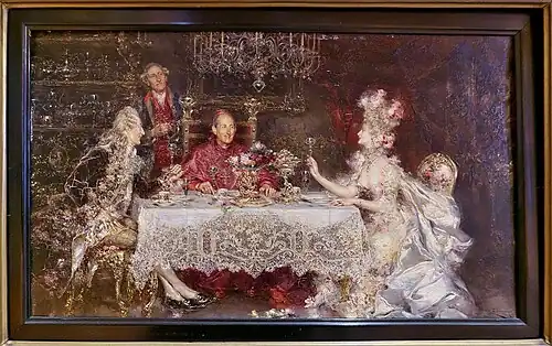 Brindis con el cardenal, de Juan Pablo Salinas Teruel, 1915.[54]​