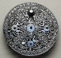 Broche anglosajón del Pentney Hoard