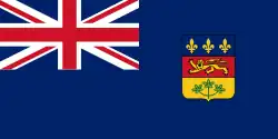 Bandera de Quebec (1868-1948)