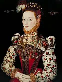 Helena Snakenborg, noble, Doncella de Honor de la Reina Isabel I de Inglaterra, y Marquesa de Northampton
