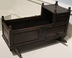 Cuna de roble de 1661