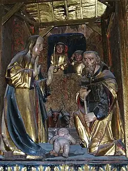 Nacimiento, retablo de las Viejas