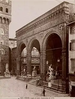 Loggia dei Lanzi, Florencia.