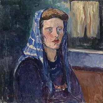 Woman with Blue Headscarf (fecha desconocida)