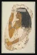 Señora Tjepu, Dinastía 18 del Nuevo Reino, Reinado de Amunhotep III c. 1390-1352 a. C., de la tumba no. 181 en Tebas, 65.197