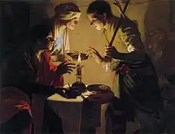 Esaú vendiendo su derecho de primogenitura, Hendrick Terbrugghen