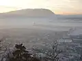 Vista de las montañas Piatra Craiului desde la ciudadela.