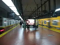 Dos formaciones pasan por Pueyrredón.