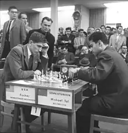 Fischer y Mikhail Tal