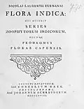 Flora indica, 1768