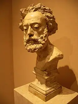Buste de Bruno Chérier (1874), yeso, Lisboa, Museo Calouste Gulbenkian.