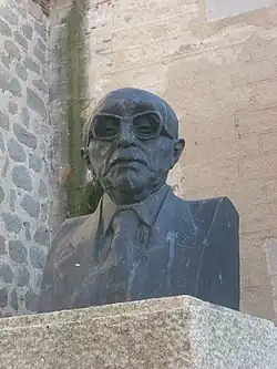Busto del medievalista Claudio Sánchez Albornoz.