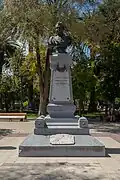 Busto en la Plaza de Armas, Los Andes.