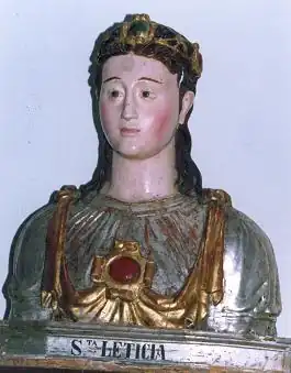 Busto de Santa Leticia