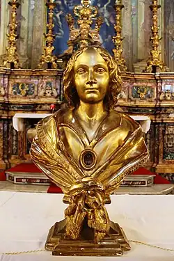 Busto relicario de San Cesáreo