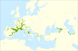 Mapa de distribución.