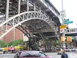 La estación cerca de Broadway.