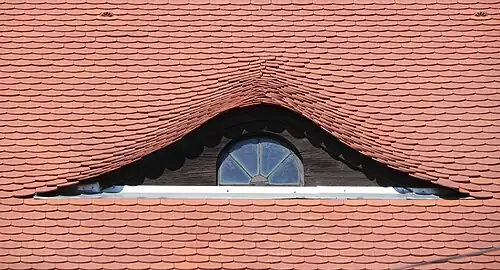 Buhardilla ceja o en boca de rana