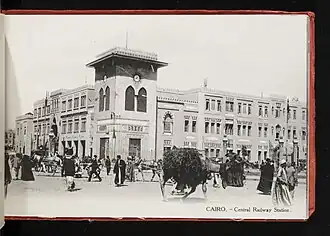 Estación a comienzos de siglo XX.