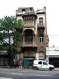 Casa Anda. Av. Entre Ríos 1081, barrio de San Cristobal. En estado de abandono y ruina.