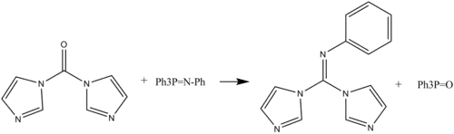 Formación del derivado de N-fenilimino