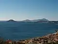 Capo Miseno visto desde el Golfo de Pozzuoli .