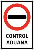Control aduanero